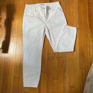 Madewell High-Rise Skinny Jeans in Pure White